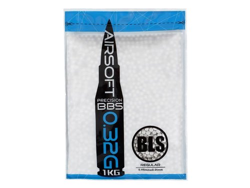 Clover Airsoft-BLS Precision Airsoft 6mm BBS Ammo (Standard, .32 Gram - 9,374 BBS)
