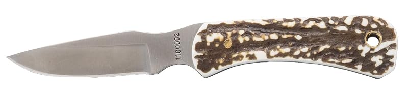 Uncle Henry 301UH Next Gen 6.5in High Carbon Stainless Fixed Blade Knife with 3.25in Blade, Staglon Handle, 6.5in Overall – Outdoor Survival