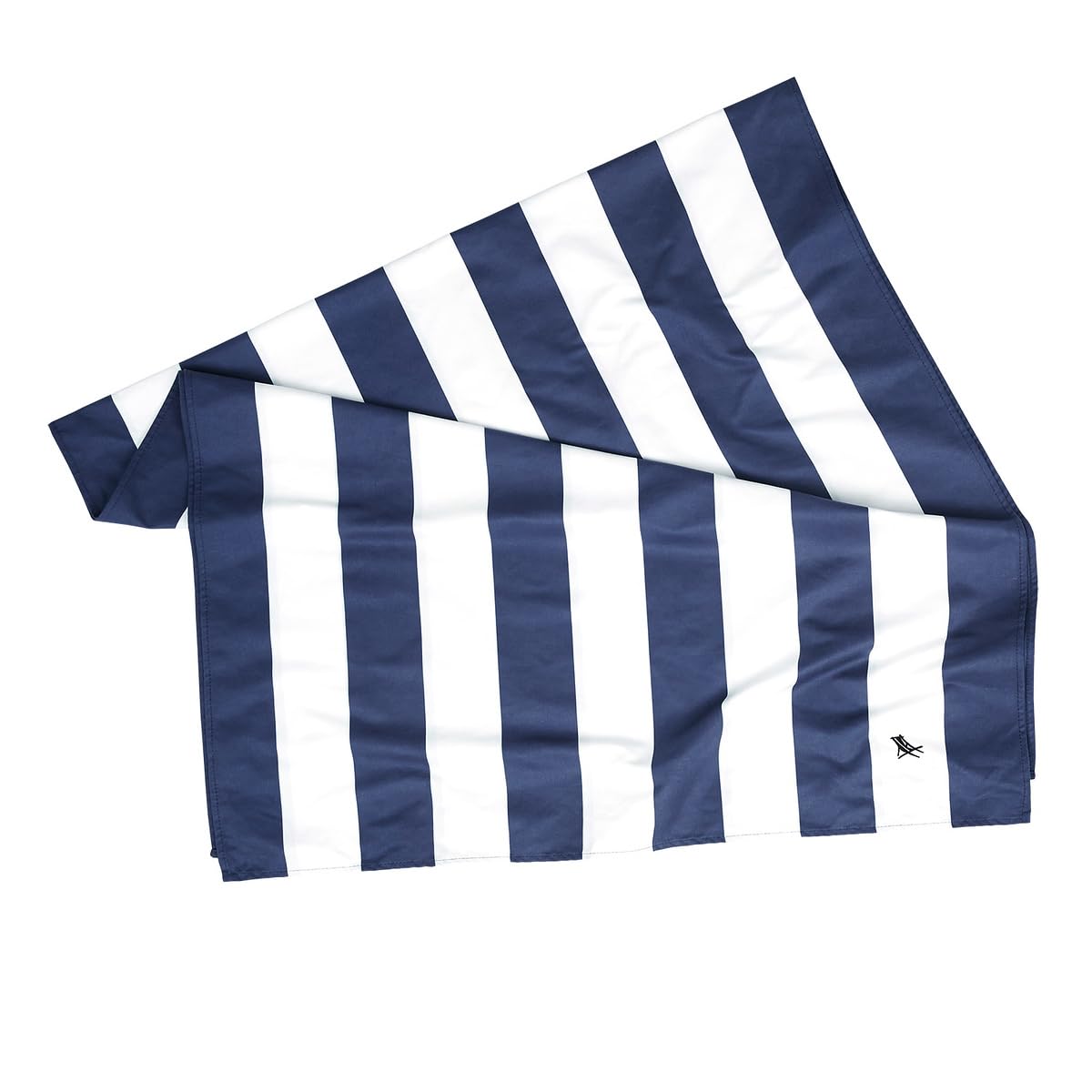 Dock & Bay Quick Drying Towel - for Sports & Gym - Compact, Lightweight - 100% Recycled - Includes Bag - Cabana - Navy, Medium (130x70cm, 51x27)