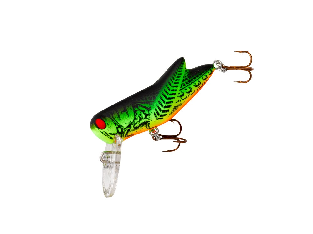 Rebel Lures Classic Critters Crankbait Fishing Lures 4-Pack, Includes 1 Teeny Pop-R, 1 Crickhopper, 1 Teeny Wee Crawfish, and 1 Teen Wee-R