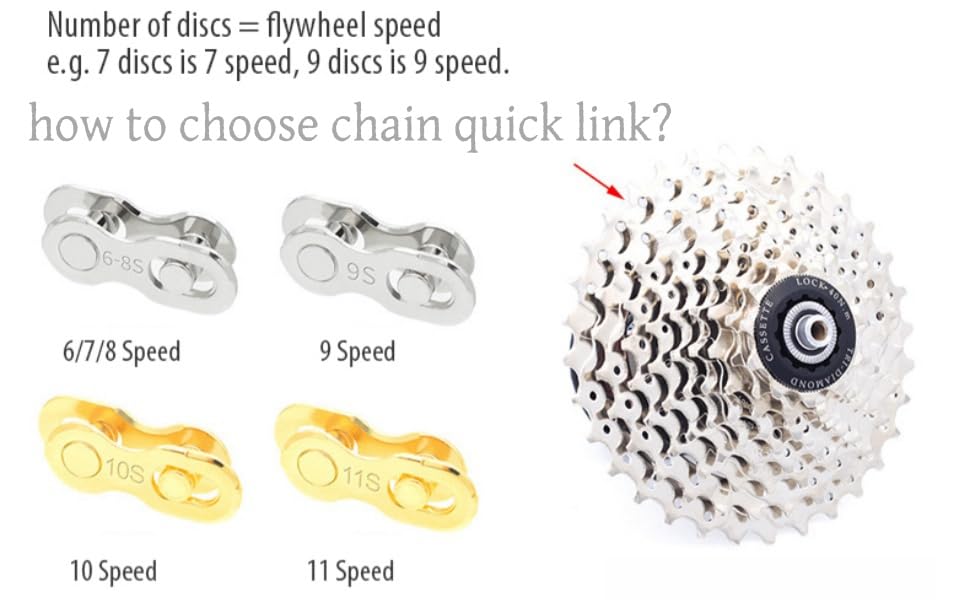 10 Pairs Bicycle Missing Link Universal 1/6/7/8-Speed Bicycle Chain Quick Link Versatile for MTB Road Bike Bicycle Casual Rides (6/7/8 Speed Silver)
