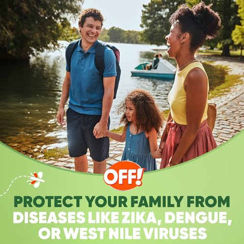 OFF! Deep Woods Insect Repellent Aerosol, Dry, Non-Greasy Formula, Bug Spray with Long Lasting Protection from Mosquitoes, 4 Oz, 2 Count