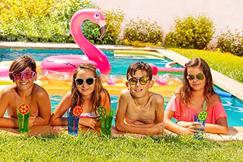 48-Inch Inflatable Flamingo Pool Float - Summer Beach Lounger for Kids & Adults - Pink
