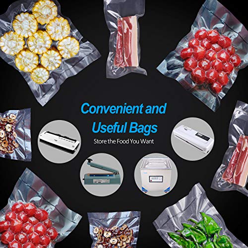 4 x 8 Inch Vacuum Seal Bags - Transparent Food Storage Bags 100pcs
