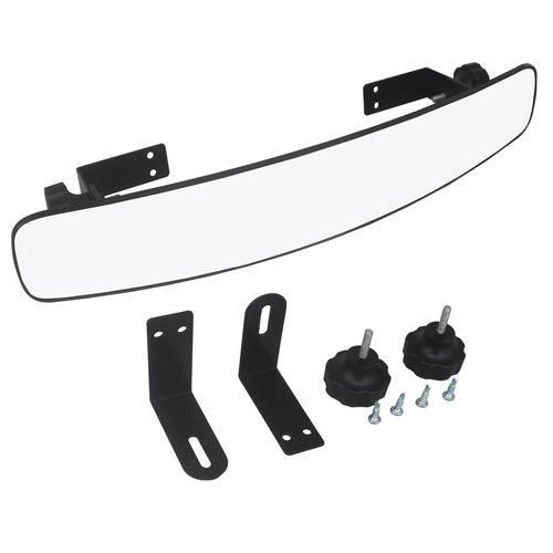 Golf cart Rear View Mirror, HKOO 16.5" Extra Wide 180 Degree Panoramic Rear View Mirror Fit for Golf Cart EZGO Club Car Yamaha（Golf cart Mirrors）