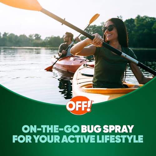 OFF! Deep Woods Insect Repellent Aerosol, Bug Spray with Long Lasting Protection from Mosquitoes, 6 oz (Pack of 12)