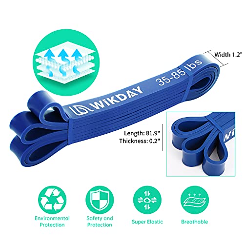 Resistance Bands for Workout & Physical Therapy - Blue, 81.9in, 35-85lbs