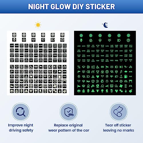 Marine Toggle Switch 4-Pin SPST 12V/20A, 24V/10A – 6-Pack with Night Glow Sticker