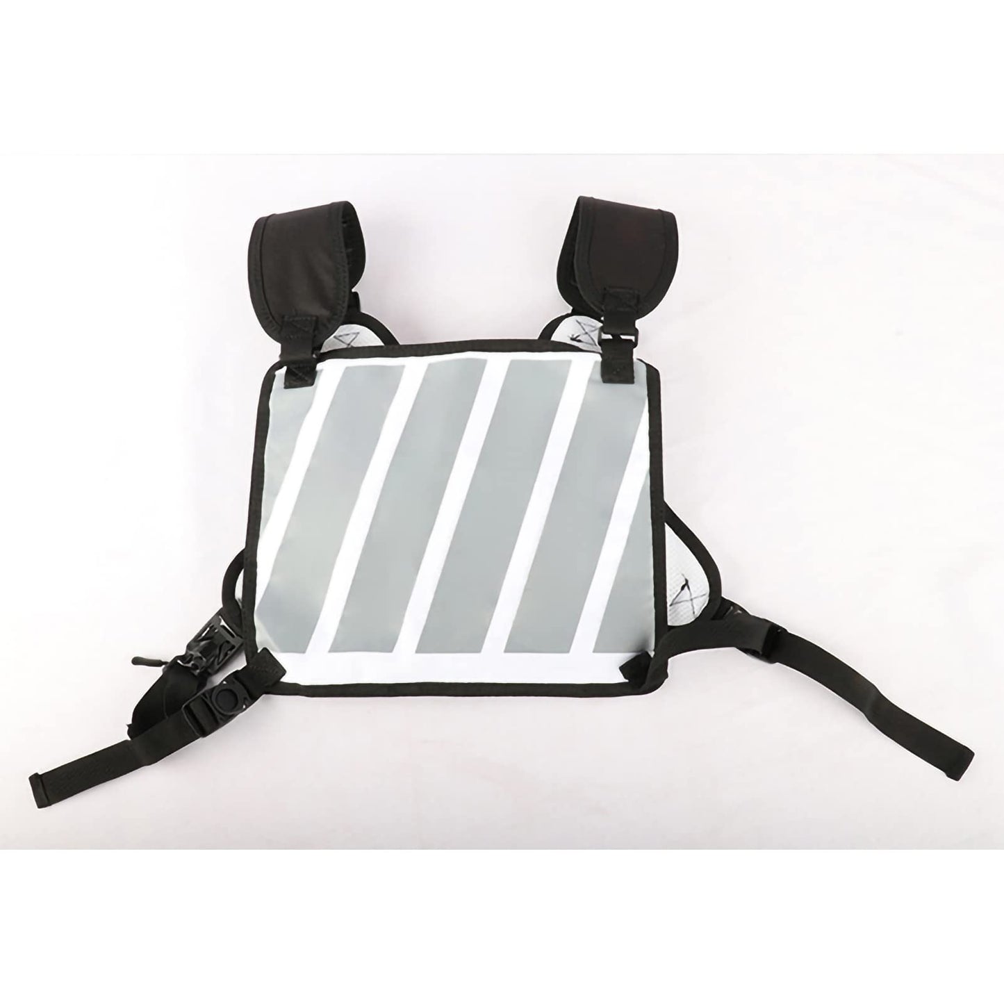 mumisuto Water Resistant Running Vest Chest Pack, Sports Chest Bag for Men Women, Running Vest Bag With Built-In Phone Holder & Extra Storage & Reflective Detail for Workouts, Running, Cycling