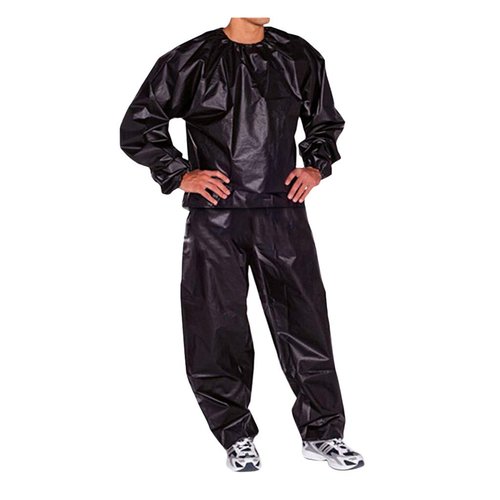 Sweat Suit,Sauna Suit For Men Women Weight Loss Boxing Mma Wrestlers Gym Full Body Hotsuit Sweatsuits Wrap Full Body Workout Black Large