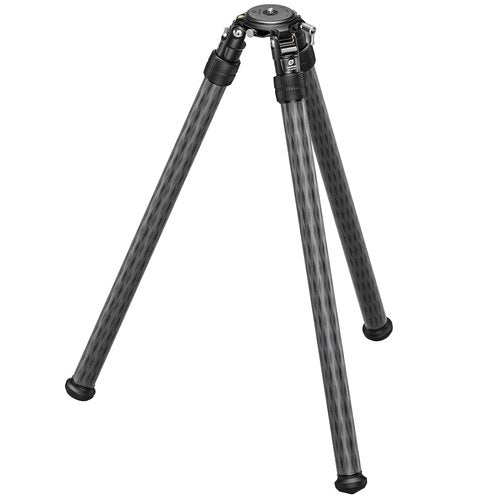 Leofoto Short Inverted Carbon Fiber Tripod, Fixed Apex, 10-Layer Toray, Twist-Lock, 46.67" Max Height, 5.20" Min Height (SO-282CMX)