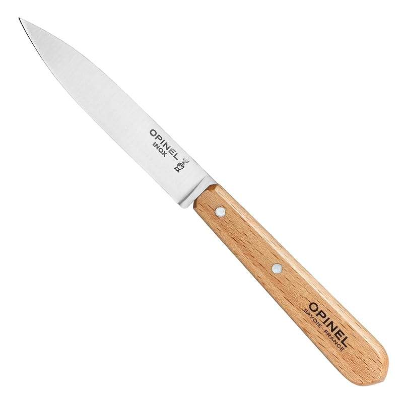 Opinel Les Essentials Beech Wood 4-Piece Kitchen Knife Set