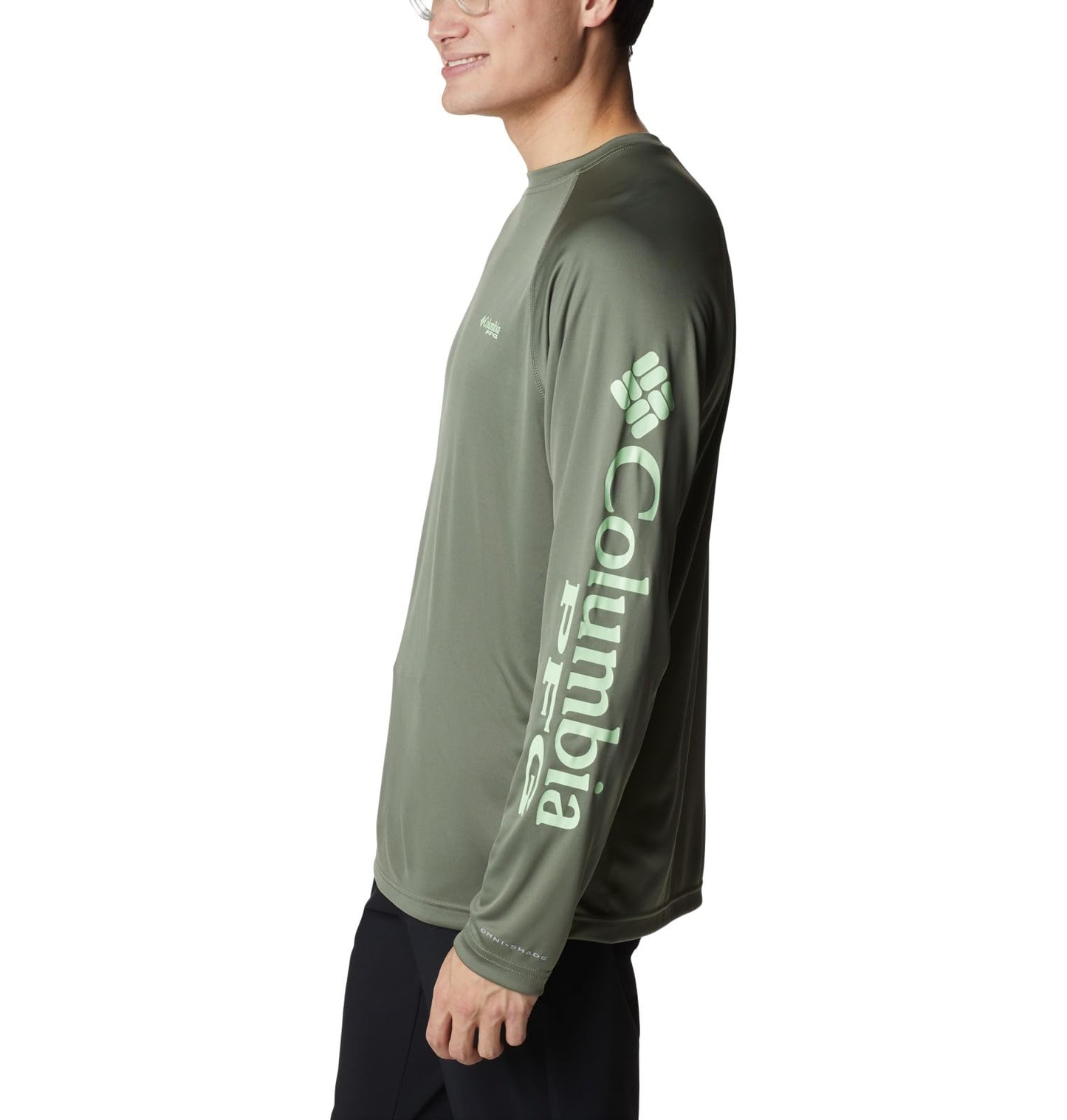 Columbia Men's Terminal Tackle Long Sleeve Shirt, Cypress/Key West Logo, 3X Big