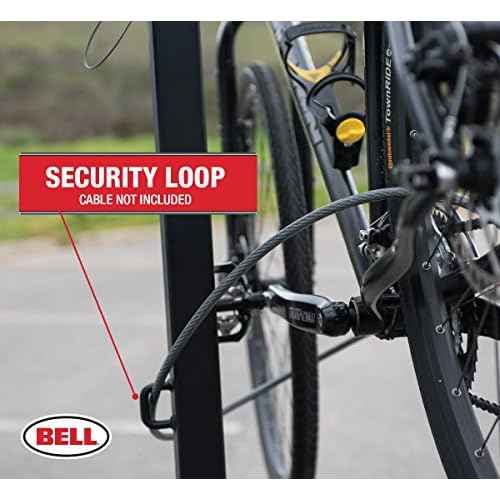 BELL Hitchbiker 450 4-Bike Hitch Rack with Stability, Black