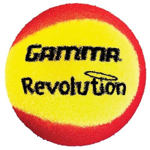 GAMMA Sports Revolution Foam Ball, Reduced Speed, Oversized, Medium Bounce, Training and Practice Tennis Balls for Kids and Beginners, Pickleball Training, Youth Sports, Quiet Play