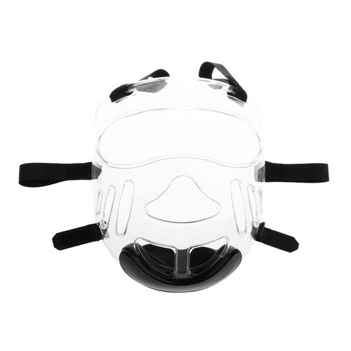 Martial Arts Face Shield Guard, Detachable Protective Helmet Cover for Taekwondo, Karate, Sanda
