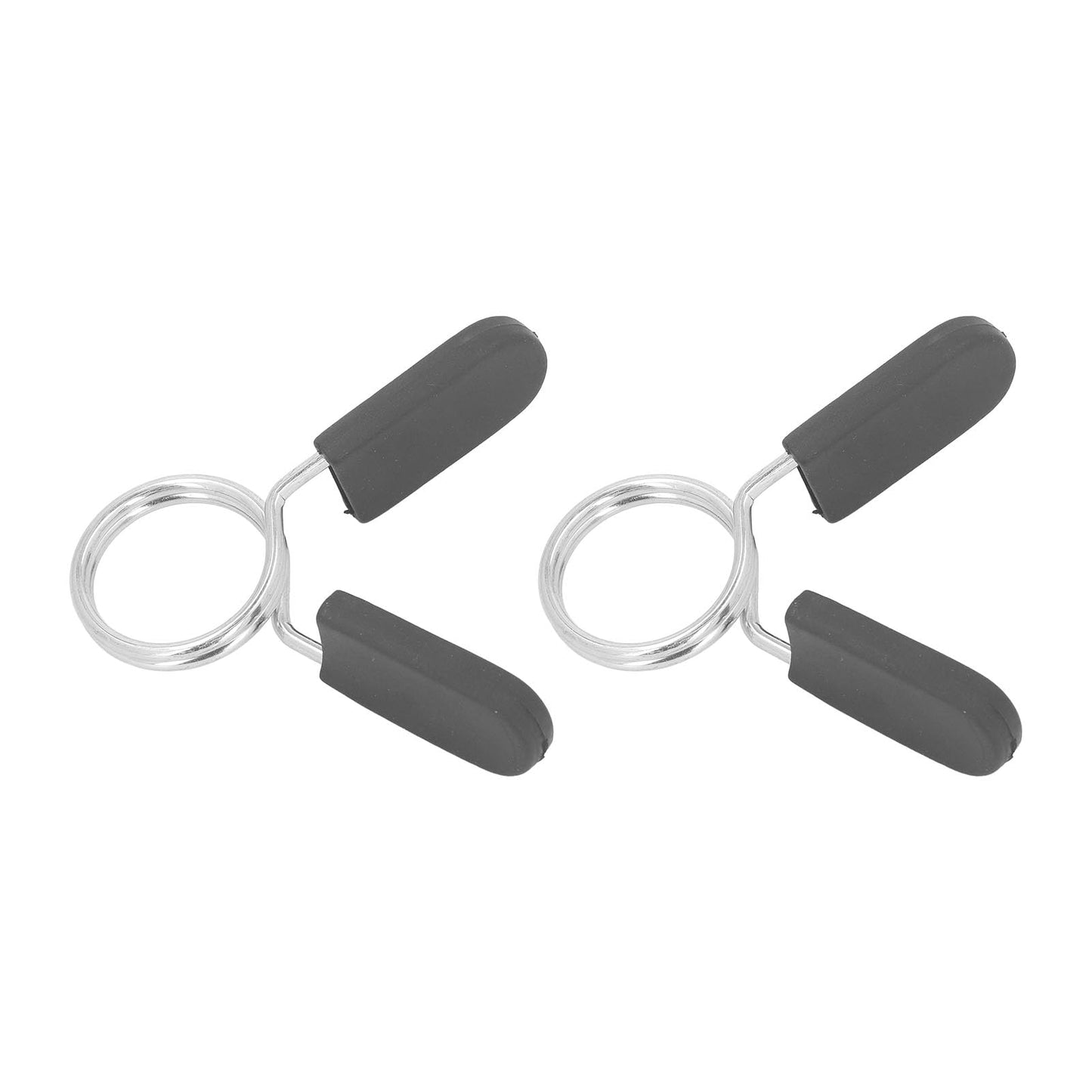 2PCS 30mm Dumbbell Spring Clip Collars with Handle, Easy to Use Weight Bar Lock Clips, Comfortable Grip Weightlifting Accessories
