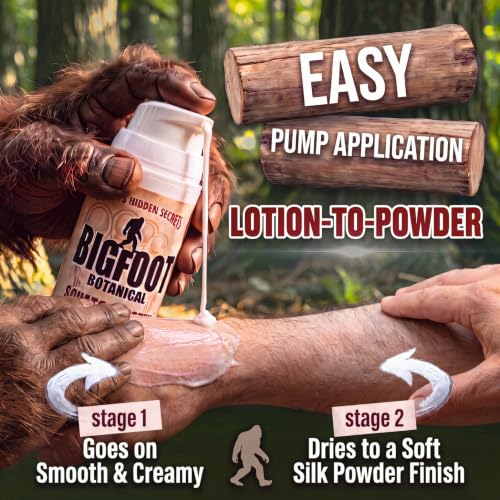 Bigfoot Botanical Squatch Anti-Chafing Cream Men Women Fragrance Free Moisture & Sweat Defense