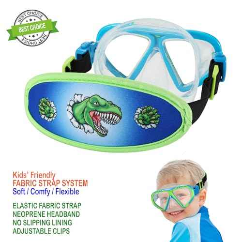 Toddler Swim Goggles Nose Cover,Kids Goggles No Hair Pull,Anti Fog Children Swimming Mask