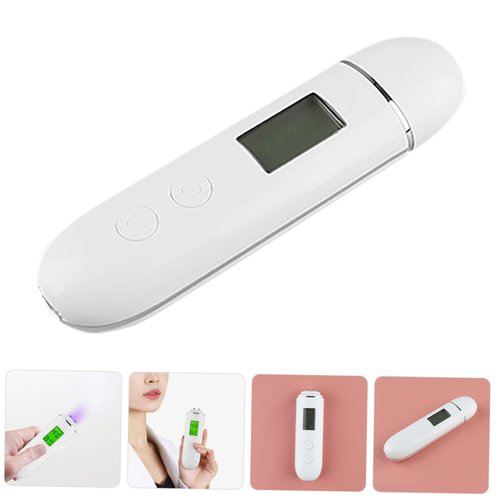 Didiseaon Skin Hydration Gauge Facial Light Meter Portable Skin Moisture Tester Essential Skincare Tools