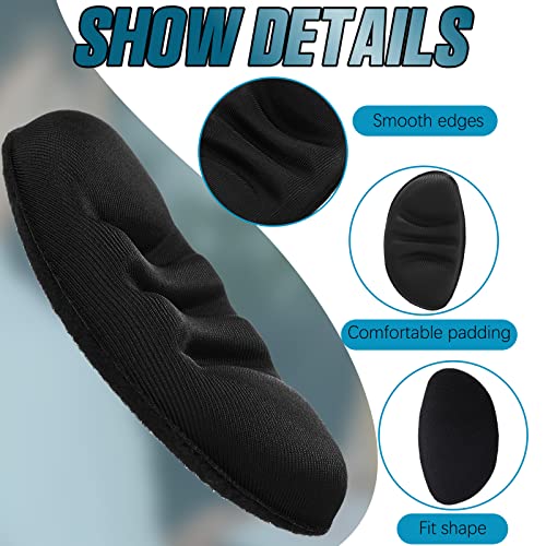 Softball Face Mask Chin Pad Set Black - 4 Pack, Comfortable & Absorbent