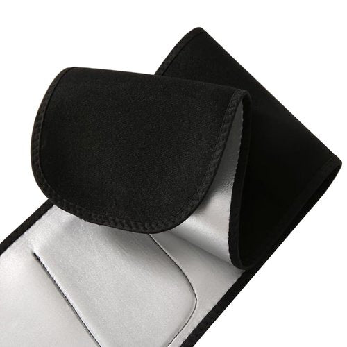 Premium Fitness Belt Black Sports Fat Burning Abdominal Belt for Core Support Maximizes Sweat and Enhances Workout Quality Design Customizable Fit