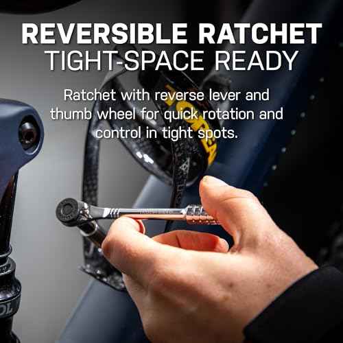 Topeak Ratchet Rocket, Lite DX+ or Essential, Lightweight Ratchet Tool Set with Bits and Carry Bag
