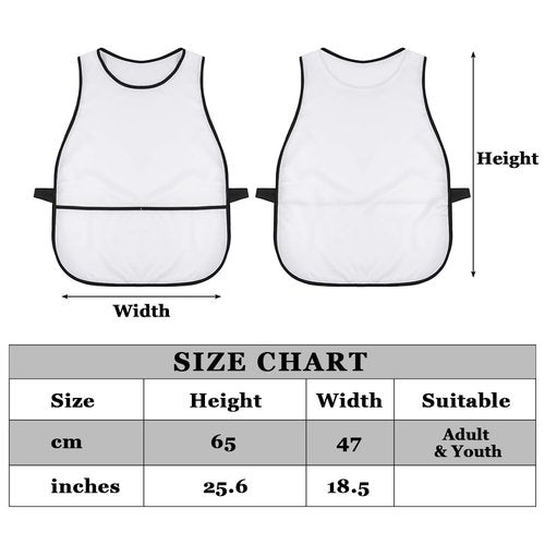TopTie Custom Golf Caddie Bibs with Pocket, Clubs/Tournament Tank Top Scrimmage Training Vest for Adult-Black