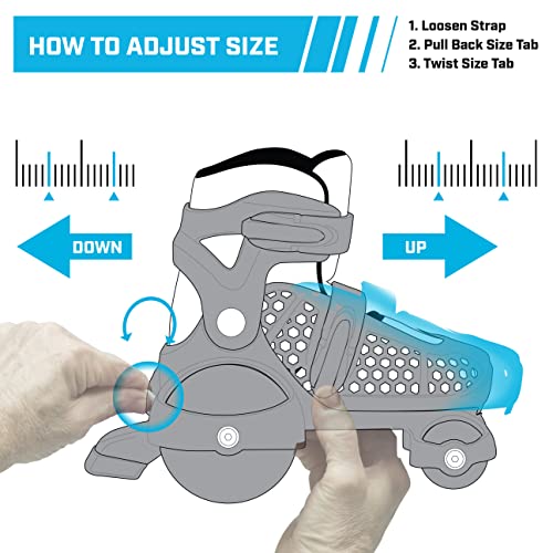 Kids Adjustable Roller Skates - Fun Roll Beginner Quad Skates for Boys & Girls, Medium (11-2) Variation of THIS listing