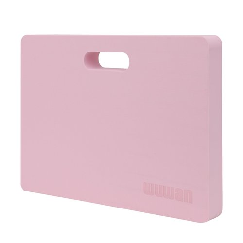 WUWAN Yoga kneeling mat, 1.5in Thick,Knee Push-ups, Plank Support & Yoga Elbows/Knees Mat Provides Cushion for Kneeling & Elbows (pink)
