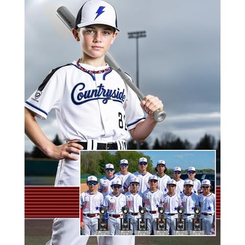 Premium Sports Baseball Necklaces for Outfit/Sport field, Classic Sports Fan Baseball Necklace w/Triple Rope Twisted Tornado Design