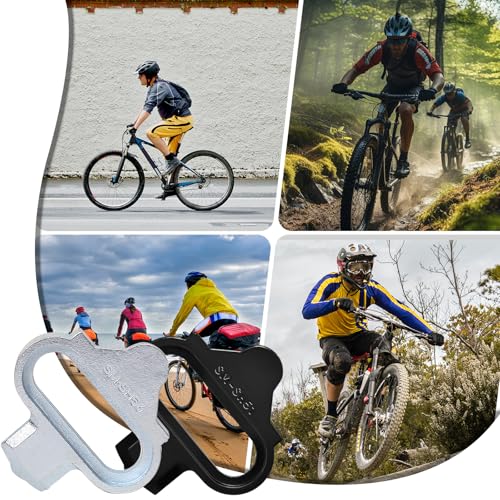 Bike Cleats Compatible with SPD Pedals - Black BH-51 Variation