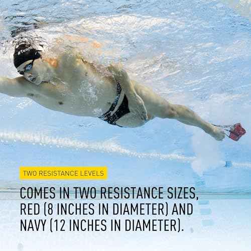 FINIS Swim Parachute for Resistance Training - Builds Strength & Endurance - Adjustable Belt
