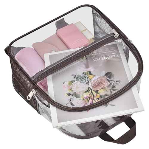 Oraben Clear Backpack for Stadium Approved 12¡¿6¡¿12, Waterproof Clear Bag for Stadium Events and Concert Work Sport Events