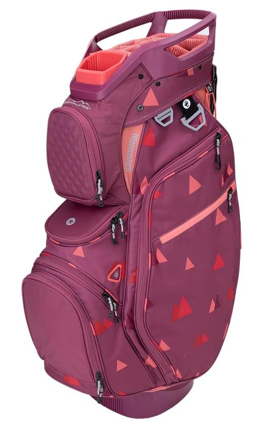 Sun Mountain Golf Prior Generation Ladies Diva Less Logo Cart Bag Coral/Rose/Peak