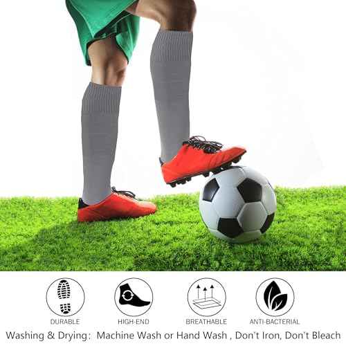 Dsource Unisex Soccer Socks, Knee High Solid Baseball Football Sports Team Socks
