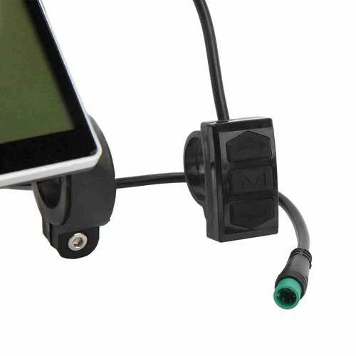 Snnozy Electric Bike LCD Meter 5 Pin 24V 36V 48V 60V Universal E Scooter M5 LCD Panel Screen for 31.8 22.2mm Electric Bikes