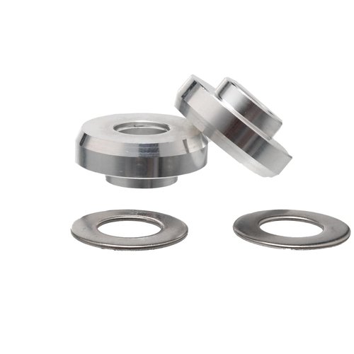 Zxturbi Bully 3/8" to 14mm Axle Adapter Kit (Pair) with Washers - Compatible with BMX Park & Street Bikes - Made from Durable 7075 Aluminum