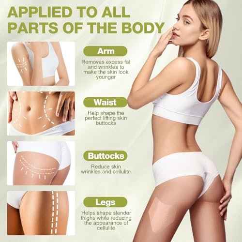 50PCS Thigh Lift Tape - Lift and Glow Patches Legs Invisible Waterproof Adhesive Body Tape, Anti Friction Invisible Patchs for Daily Use