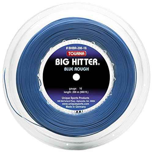 Tourna Big Hitter Blue Rough Maximum Spin Polyester Tennis String
