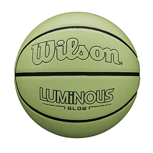 Wilson 29.5 Inch Glow Basketball - Size 7, Indoor/Outdoor Night Ball