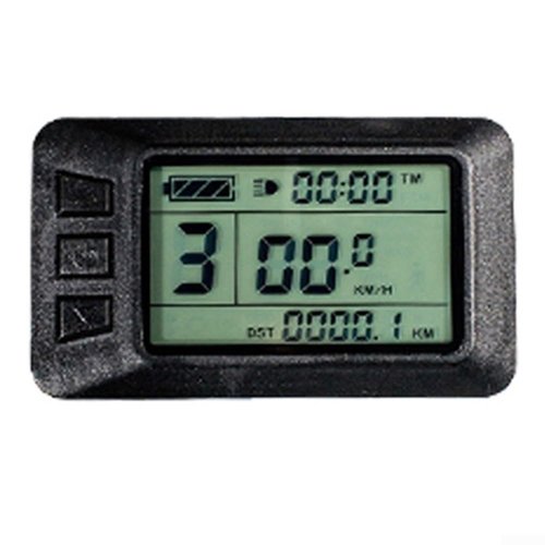 Electric Bike LCD Display Meter, E-Bike Display Meter Control Panel With 5-pin Waterproof USB Interface Kit For KT-LCD7 USB Display Meter Cycling Panel