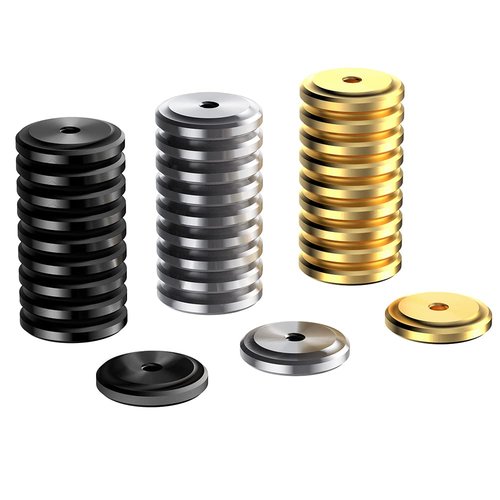 BICASTER Archery Stabilizer Weights Stainless Steel Total 10 Ounces (Black)