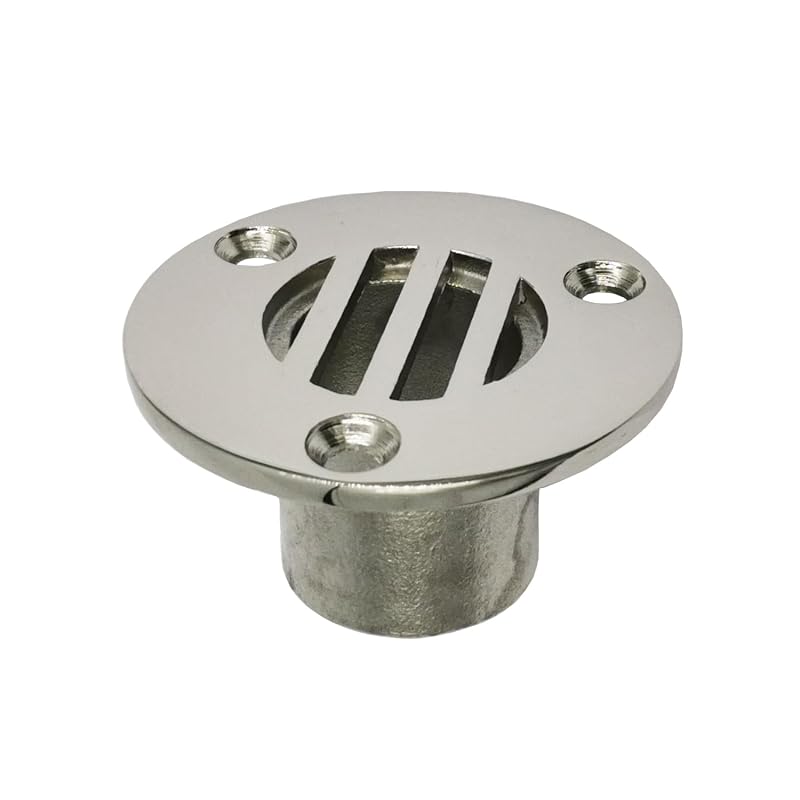 1" (26.3mm) Drain Cover Plug for Yacht, Marine Stainless Steel 316 Deck Scupper