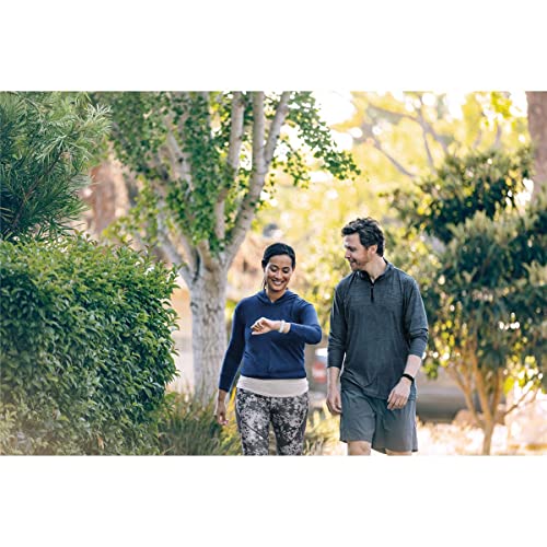 Fitbit Inspire 2 Health & Fitness Tracker with a Free 1-Year Fitbit Premium Trial, 24/7 Heart Rate, Black/Black, One Size (S & L Bands Included)
