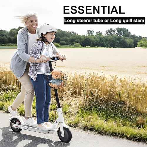 Small Front Basket for Teen Scooters & Electric Scooters - Rust-Resistant with Fixed Holder - 2.5gal Capacity Fits Knee Scooters