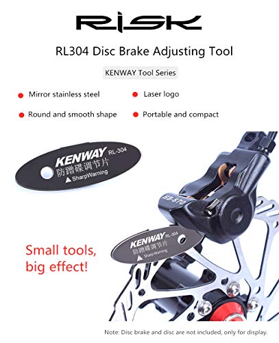 Bike Disc Brake Pads Set for Shimano & SRAM - Semi-Metallic, 4 Pairs + Tool