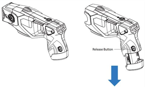 TASER Tactical Performance Power Magazine (TPPM) with Pinky Extender for X1, X2, X26P – Enhanced Grip and Extended Battery Life