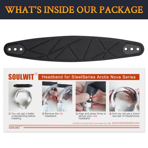 Headband for SteelSeries Arctis Nova Pro/Elite/7 Series - Black
