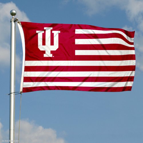 Indiana Hoosiers Flag 3x5 ft – Officially Licensed Polyester Banner with Grommets
